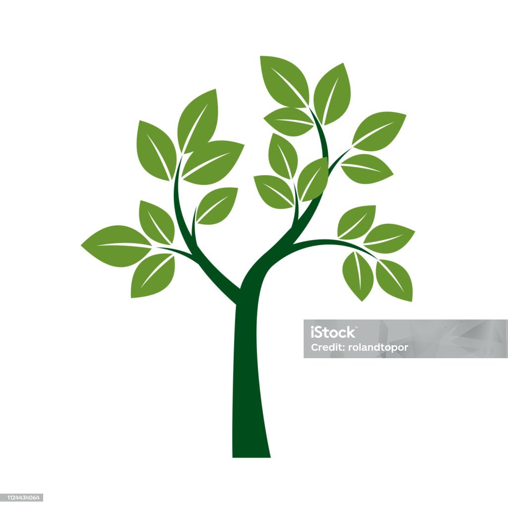 Cây Xanh Với Lá Hình Minh Họa Vector Nhà Máy Và Vườn Hình minh họa ...