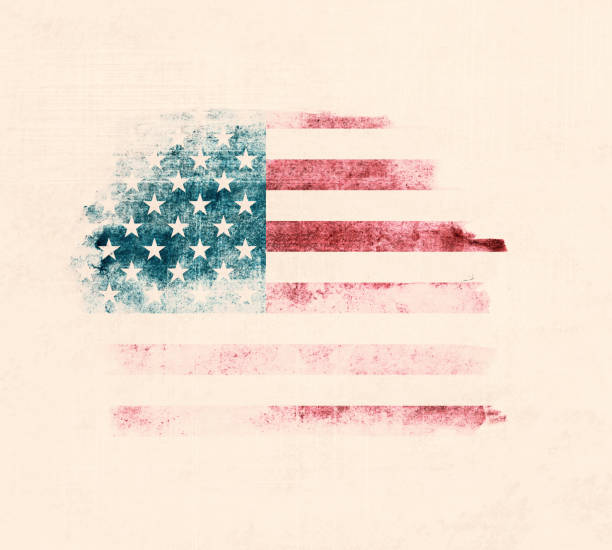 istock Grunge USA Flag 1124435860