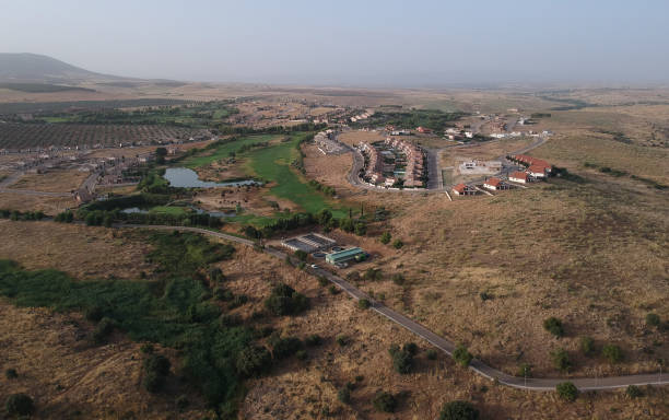 istock golf course seen from the air Layos, Toledo 1124436843