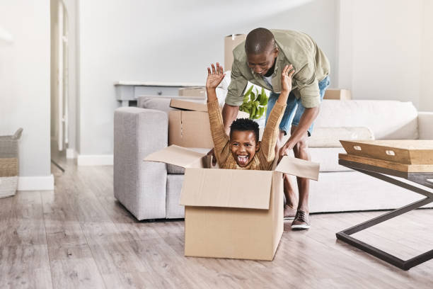 istock They're already having such a fun time in their new home 1124442442