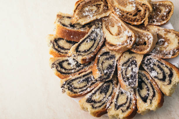 istock Homemade poppy seed strudel 1124454707