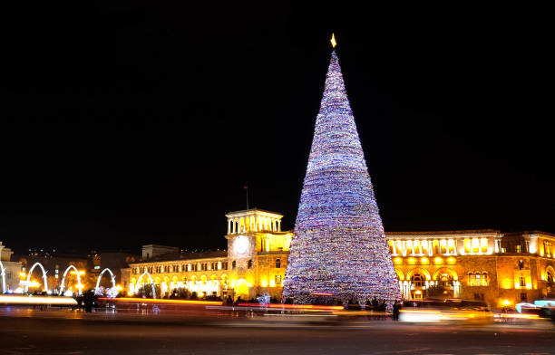 istock New Year tree in the Republic square in Yerevan 1124457790