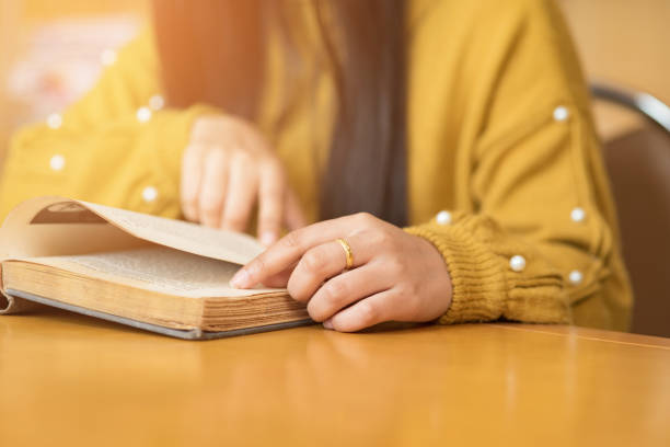 istock Students read books in the library at the university. 1124459056