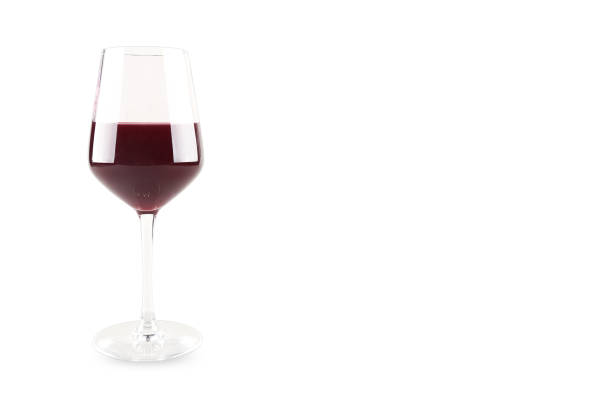 Wine glass isolated on white background