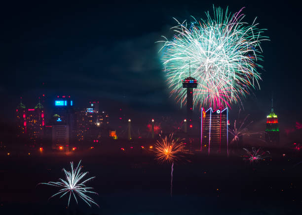 San Antonio New Year's Fireworks Celebration 2019