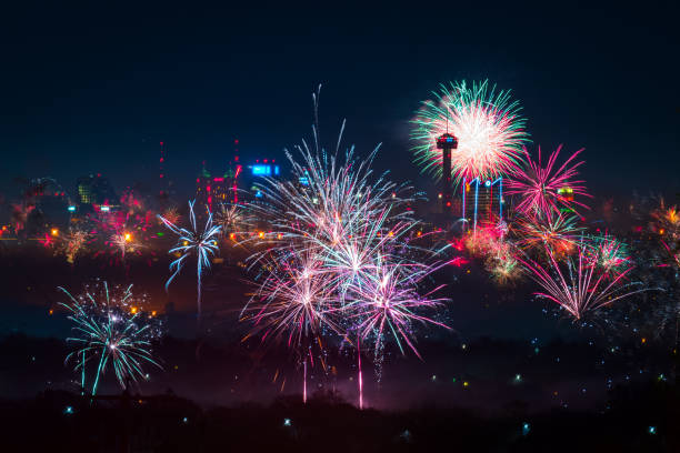 istock San Antonio New Year's Fireworks Celebration 2019 1124468194