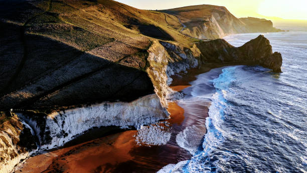 istock British South Coast at sunrise and sunset 1124472420