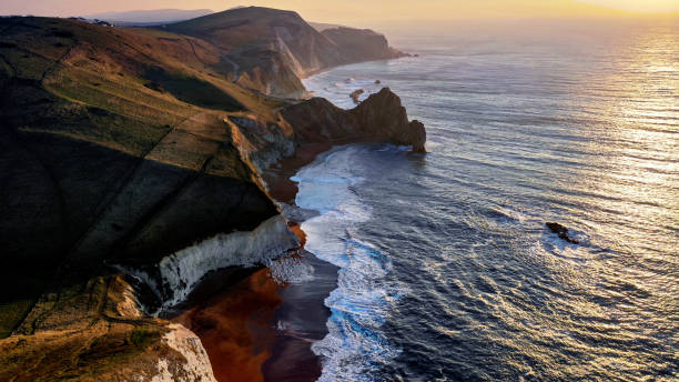 istock British South Coast at sunrise and sunset 1124472474