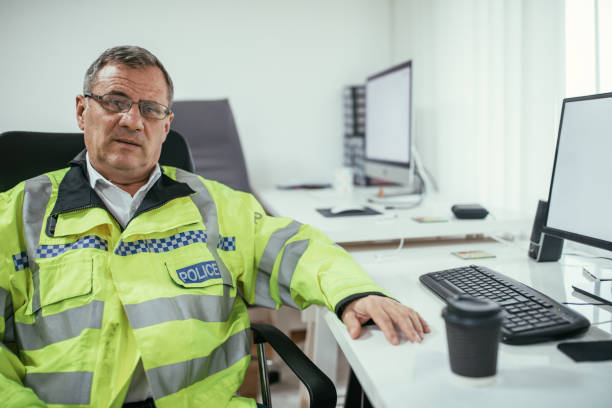 istock Mature traffic warden 1124472823