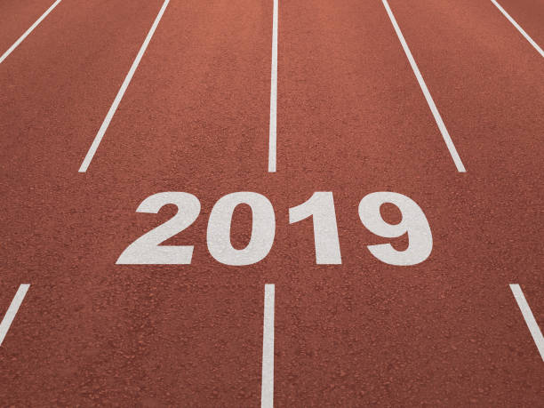 istock New year 2019 road start sport track 1124476951