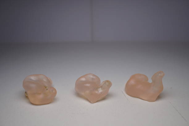 istock The Shell Mold used by the hearing aid. The material is silicone. 1124479111