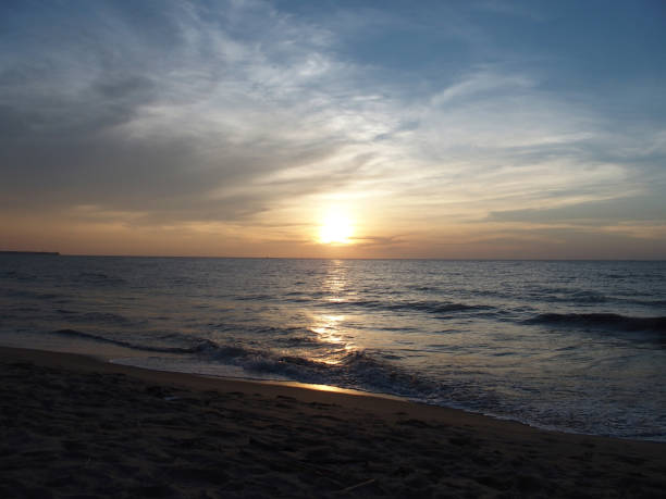 istock Beach in Kosgoda, Sri Lanka at sunset 1124490595