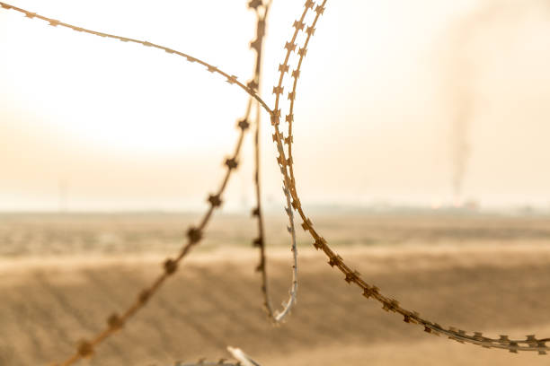istock Petroleum refineries in the morning in Iraq 1124496959
