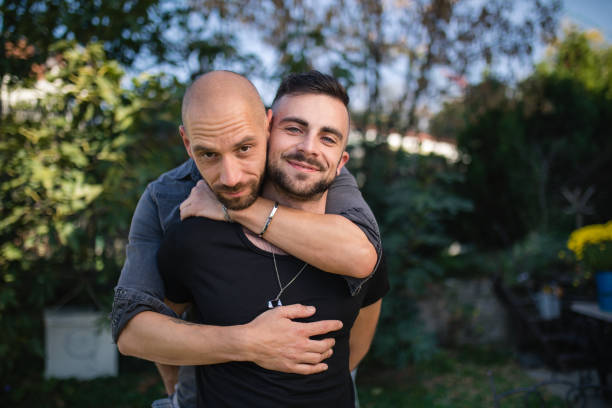 istock Gorgeous same sex couple in love 1124499483