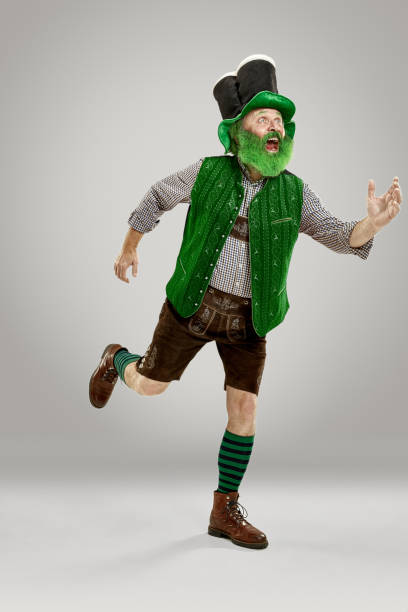 istock A man in a leprechaun hat at studio. He celebrates St. Patrick's Day. 1124499889