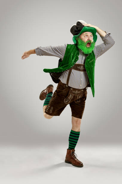 istock A man in a leprechaun hat at studio. He celebrates St. Patrick's Day. 1124499890