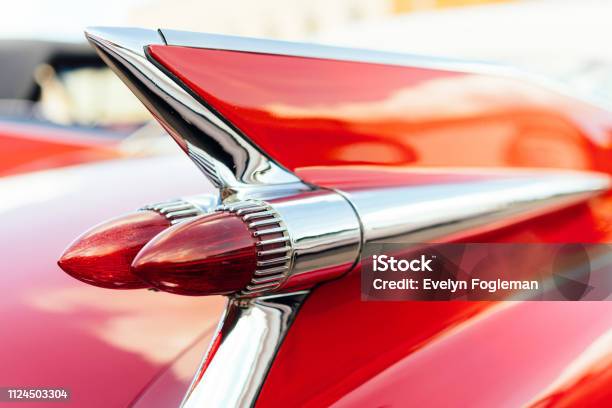 Classic Car Detail Stock Photo - Download Image Now - Collector's Car, Vintage Car, Car