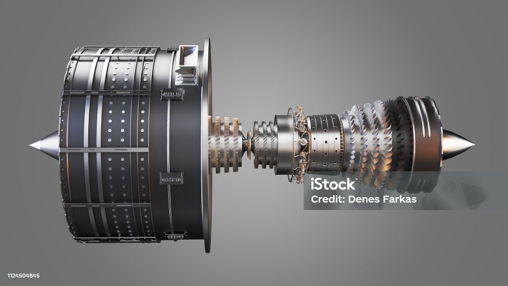Jet Engine Rendering Jet Engine 3d Rendering Stock Photo - Download Image Now - Jet Engine ...
