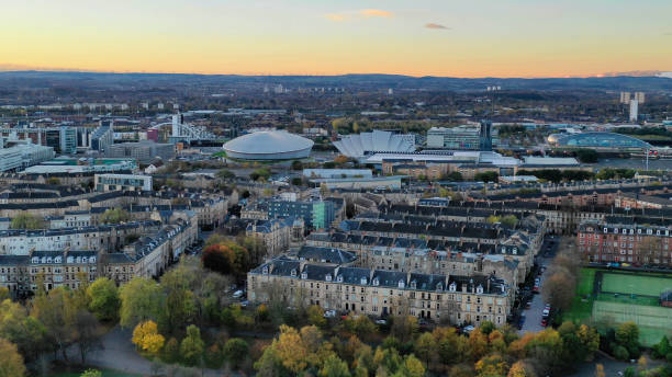 istock Golden Hour in Glasgow's Kelvingrove Park 1124507891