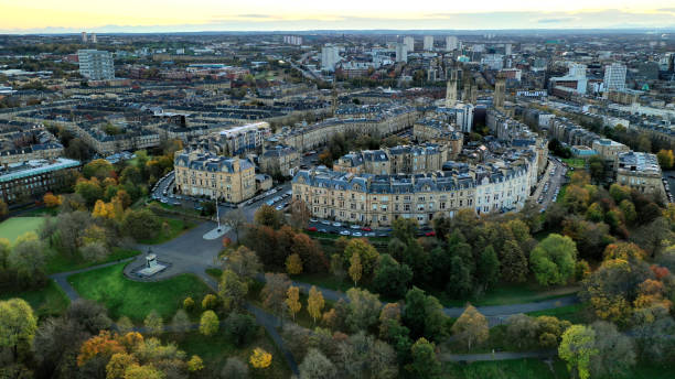 istock Golden Hour in Glasgow's Kelvingrove Park 1124507931
