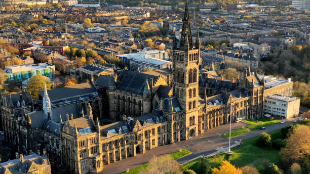 istock Golden Hour in Glasgow's Kelvingrove Park 1124507943