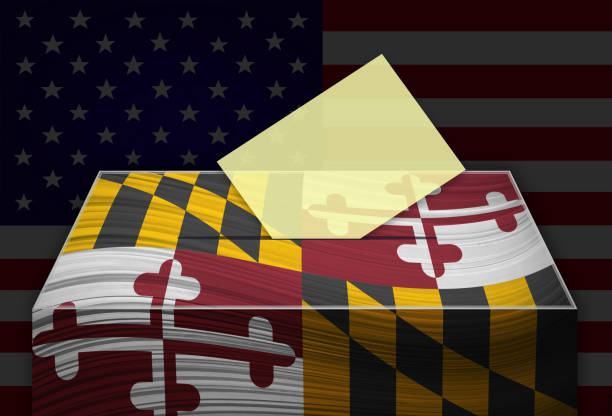 istock Ballot Box - Election in MARYLAND, USA 1124508555