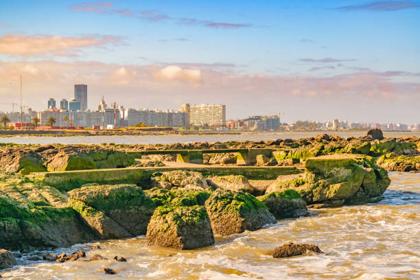 istock Landscape Coastal Scene at Montevideo City, Uruguay 1124509455