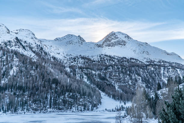 istock Frozen lake in South Tyrol 1124513332