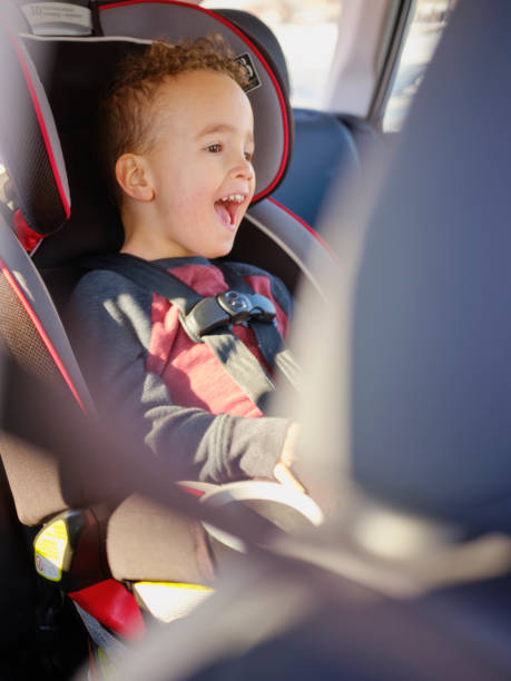istock Little Boy in a Car Seat 1124522533