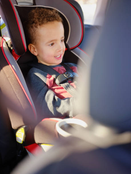 istock Little Boy in a Car Seat 1124522687