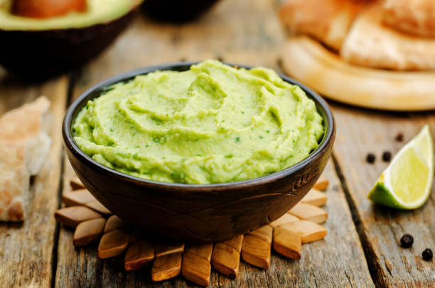 istock avocado hummus with pita and fresh avocado slices 1124531669