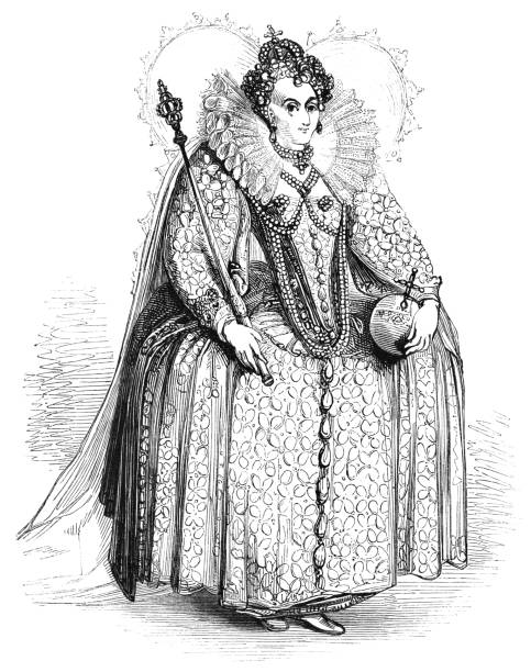 伊莉莎白一世, 英國女王 - queen elizabeth 幅插畫檔、美工圖案、卡通及圖標