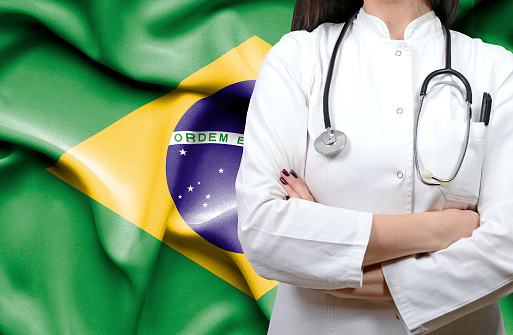Conceptual image of national healthcare system in Brazil
