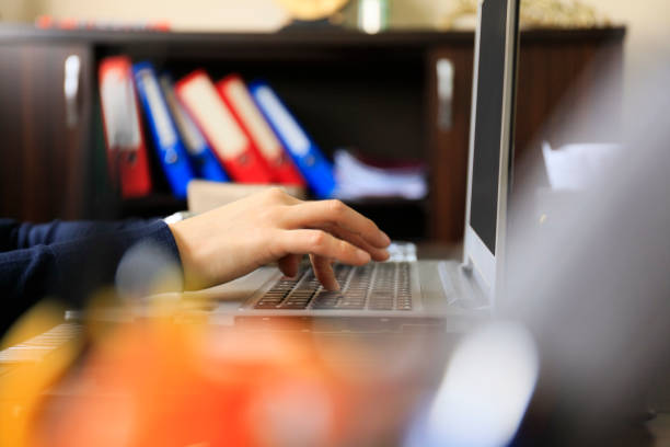 istock Woman working on laptop 1124538487