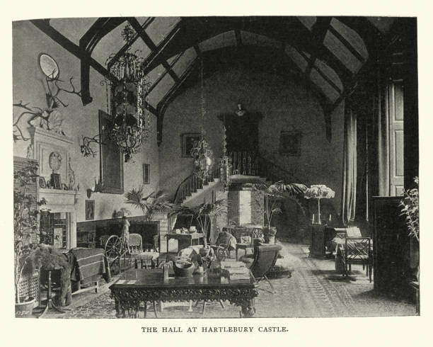 istock Hall at Hartlebury Castle, Worcestershire, England, 1890s 1124540832