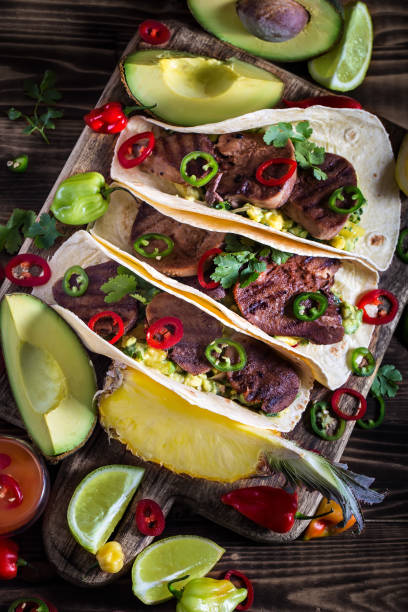 istock Beef tongue tacos 1124541895