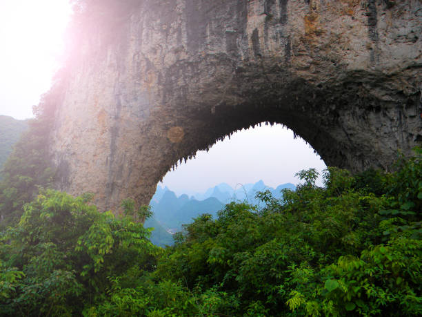 istock Moon hills in Yangshuo, China 1124546773