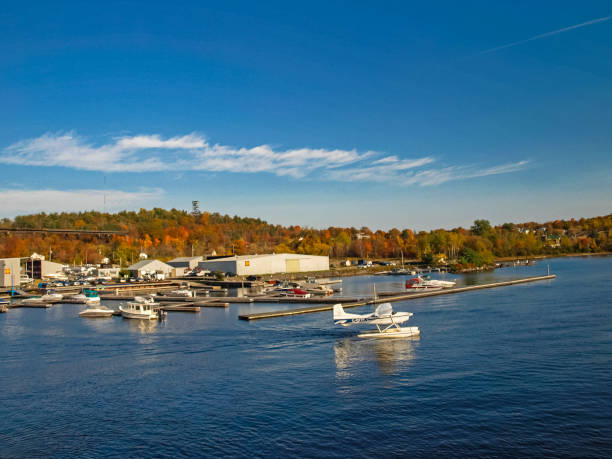 istock Autumn landscape on Lake Huron 1124548621