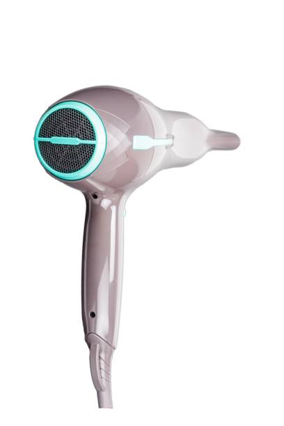 istock Brown hair dryer with concentrator isolated on the white background 1124548721
