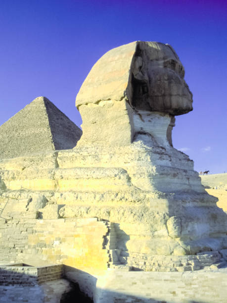 istock Egyptian Sphinx, ancient statue of ancient Egypt 1124552636