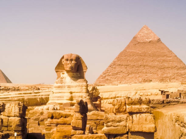 istock Egyptian Sphinx, ancient statue of ancient Egypt 1124553190