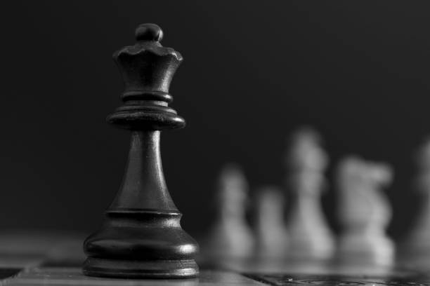 istock Chess photographed on a chessboard 1124556288