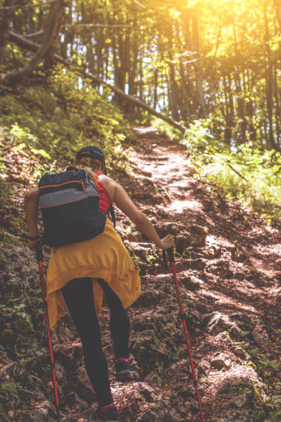 istock Hiking woman 1124558597