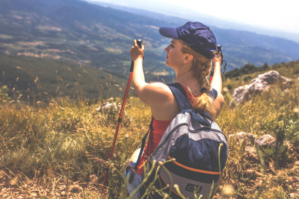 istock Hiking woman 1124558624