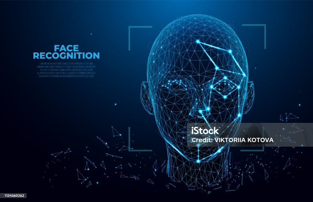 Facial Recognition System Concept Face Recognition 3d Scanning Face Id ...