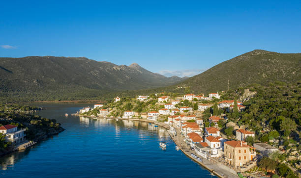 istock Greece. Village on the sea 1124560325