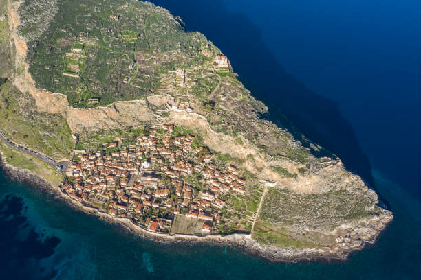 istock Greece. Old fortified town on an island 1124561696