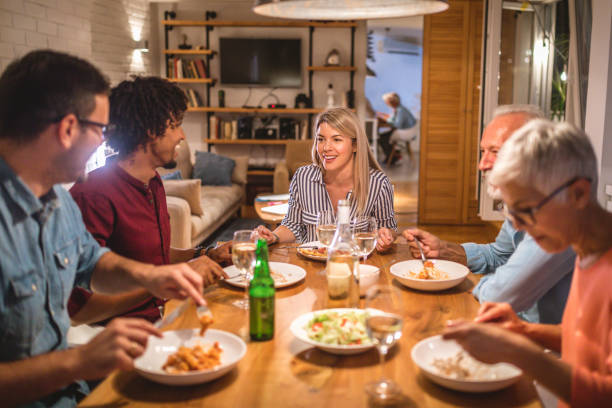 istock Tranquility of a family dinner 1124566539