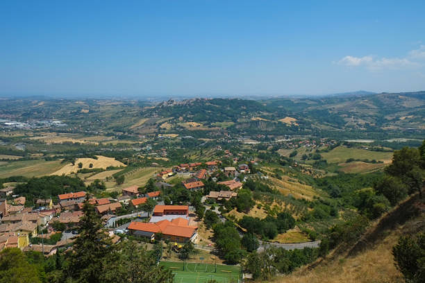 istock Italian landscape near Torriana 1124572920