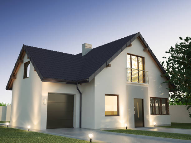 istock Family house, 3D illustration 1124574512